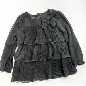 Wonderkids GrayTiered Ruffle Dress Sz 18m